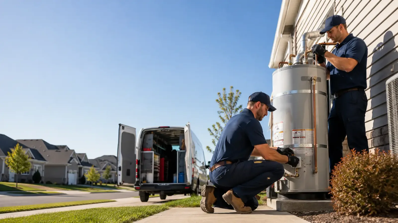 Water Heater Installation in Knickerbocker, TX